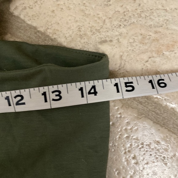 NWT Banana Republic Tank Top Womens One Shoulder Asymmetric olive Beach Size S - Picture 10 of 10